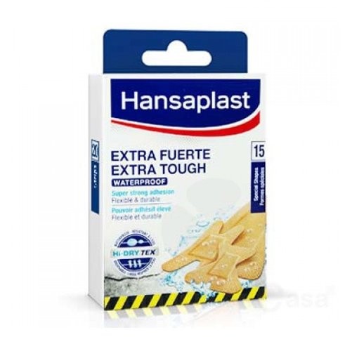 Apósitos impermeables y extrafuertes Hansaplast Extra para una