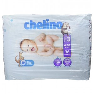 CHELINO Fashion & Love Pañal Bañador Infantil Talla M 5- 9 kg 12 Pañales