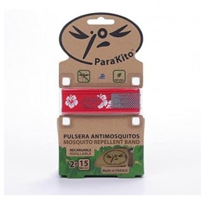 PARAKITO PULSERA ANTIMOSQUITOS+2 PASTILLAS - Repelente de  insectos/picaduras Parakito Pulsera Antimosquitos+2 Pastillas 