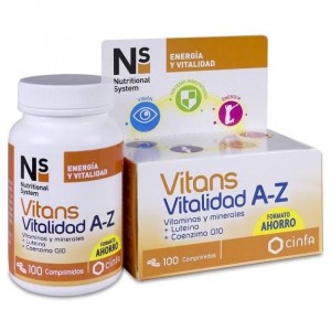 Ns Vitans Vitalidad A-Z (100 Comprimidos)