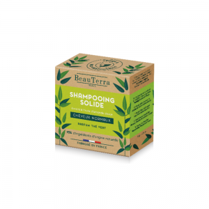 Champú Sólido Té Verde, 75 g.- BeauTerra