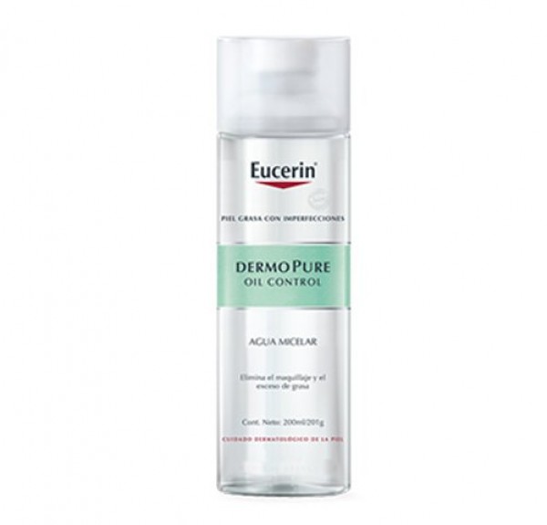 Dermopure Oil Control Agua Micelar, 200 ml. - Eucerin