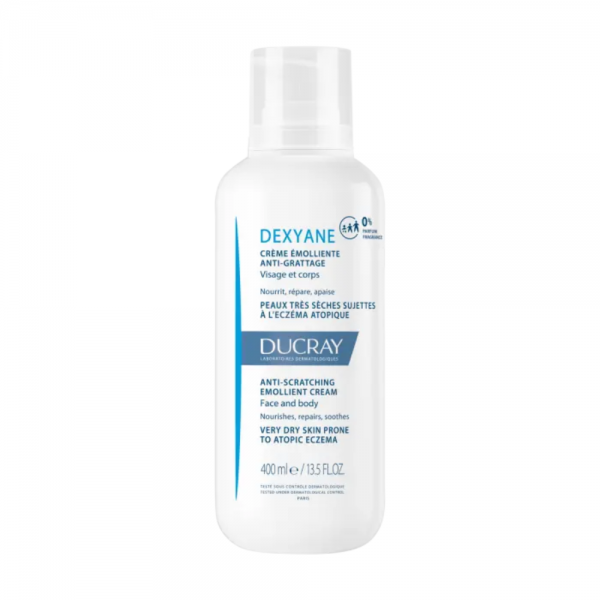 Dexyane Crema Emoliente Antirrascado, 400 ml. - Ducray