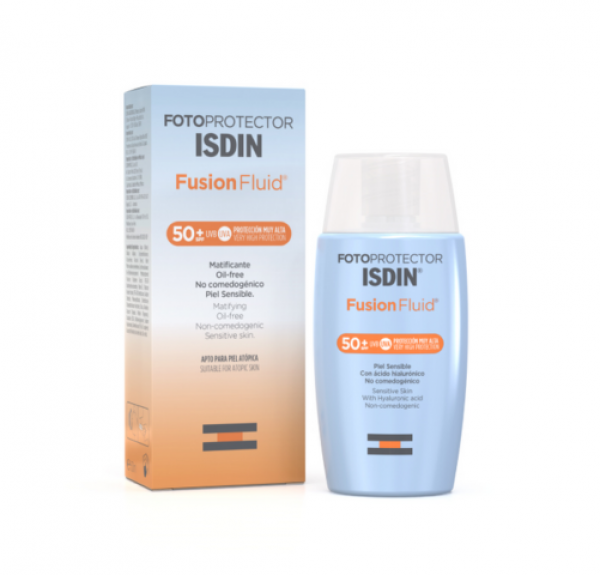 Fotoprotector Fusion Fluid SPF 50+,  50 ml. - Isdin